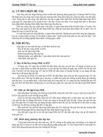 Chuyên đề trình tự soạn giáo án