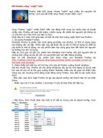 Để Firefox chạy nhanh hon