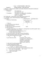 Leson plan 9 theo chuẩn kiến thức kỹ năng 2010