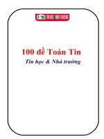 Một số đề tin học