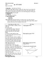 Giáo án hình học cả năm (hai cột)