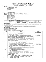 GIÁO ÁN ANH 10 KỲ 2 - 2010