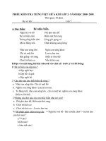 Kiểm tra tiếng việt lớp 2 giữa HKII