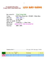 in Lich bao giang hang tuan cho GVBM