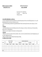 Kế hoạch giảng dạy Địa Lí 6