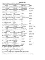  Đề kiểm tra tiếng anh lớp 12 số 18