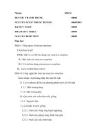 Qua trinh chuyen hoa