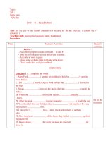 GIÁO ÁN TỰ CHỌN 11 - HKI