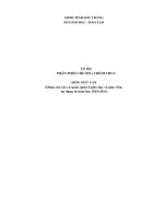 phân phối chương trình van 2010