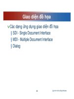 Tổng quan lập trình môi trường Windows - Giao diện đồ họa