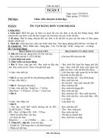 Giáo án lớp 5 tuần 5Năm học 2010-2011