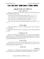 TPT CAN BIET(BAI HAT TAP THE)