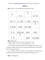 Đề thi Violympic-V19-Lớp 5