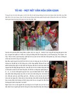 Phong tục tập quán Việt: Tò he