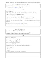 các BT về tính đơn điệu của HS