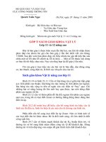 góp ý môn Vật lý (SKKN)