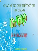 bai 12 : cong suat dien - hoi giang tinh