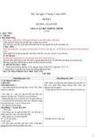 giao an tuan 1 (theo ngay ) nam 2009