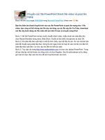 Chuyển các file powerpoint thành file video