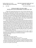 KẾ HOẠCH CHIẾN LƯỢC NHÀ TRƯỜNG