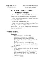 ke hoach chuyen mon to toan