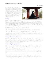 các vấn đề về cao huyết áp và áp huyết thấp