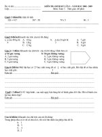 Đề KTĐK lần 1 08-09 QH