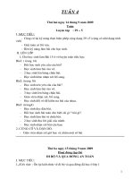 Giáo án buổi 2 lớp 2-tuần 4