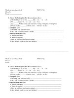 kiểm tra 15'''' av7 lần 1