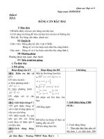 ĐẠI SỐ 9- TUẦN 4