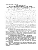 Tham luận : Tổ chức hoạt động NGLL (10.2007)