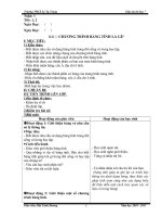 Giáo án tin 7 (Chuản KTKN)