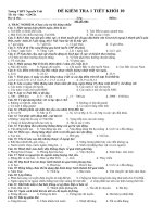 đề kt 1tiet HKI mã đề 001