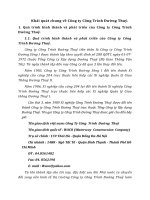 Khái quát chung về Công ty Công Trình Đường Thuỷ