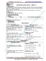 Giao An Đ So & Giai Tich L11 C/ban (2010 - 2011)