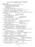 đề cương hóa 9. hk II