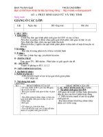 sinh 9 (t 11 - t15) -CAO BĂNG