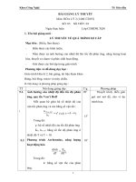 BÀI GIẢNG LÝ THUYẾT Hóa lý 2