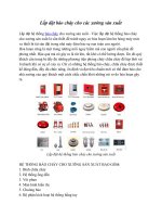 Lắp đặt báo cháy cho các xưởng sản xuất