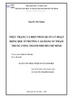 XÂY DỰNG MÔ HÌNH ĐẢM BẢO CHẤT LƯỢNG, TRƯỜNG  HUFLIT, ĐẠI HỌC NGOẠI NGỮ TIN HỌC,  TP.HCM