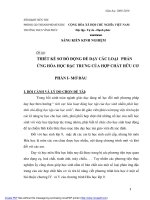 Thiết kế sơ đồ để dạy các loại phản ứng hóa học đặc trưng của hợp chất hữu cơ