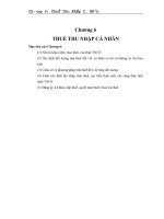 Bài giảng Thuế Chương 6