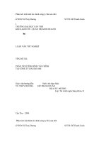 Phân tích tình hình tài chính công ty Hải sản 404