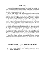 Cơ sở lý luận chung về thị trường chứng khoán