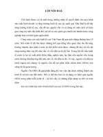 NGUỒN VỐN HỖ TRỢ PHÁT TRIỂN  CHÍNH THỨC (ODA)