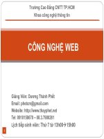 Công nghệ web