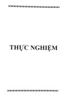 Thực nghiệm  tổng hợp clorur p-etoxyneophyl và Alcol p- etoxyneophyl