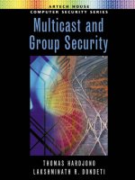 Multicast and Group Security