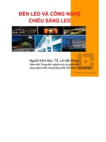 đèn led và công nghệ chiếu sáng led