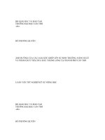 ẢNH HƯỞNG CỦA CÁC LOẠI GỐC GHÉP LÊN SỰ SINH TRƯỞNG, NĂNG SUẤT VÀ PHẨM CHẤT TRÁI DƯA HẤU THÀNH LONG TẠI THÀNH PHỐ CẦN THƠ